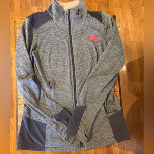 The North Face Gray Skyline Zip Up Jacket